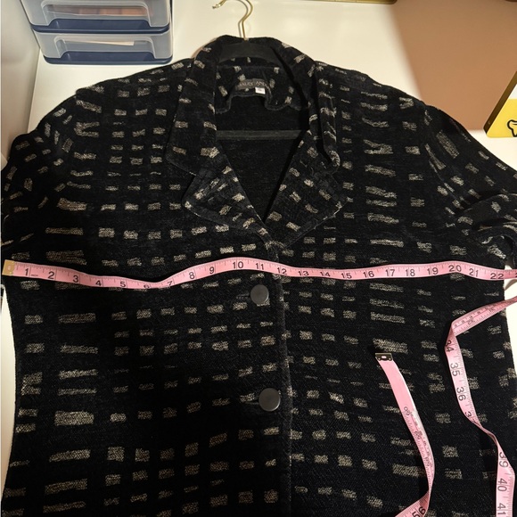 Maude Andrade black chenille long jacket - Picture 11 of 11